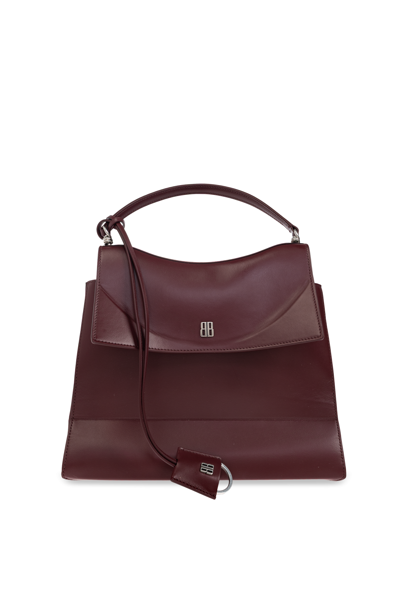 ハンドバッグ BALENCIAGA Woman Handbag Burgundy 7897792ABV5 6036 Balenciaga Burgundy Leather Classic Metallic Edge City Bag